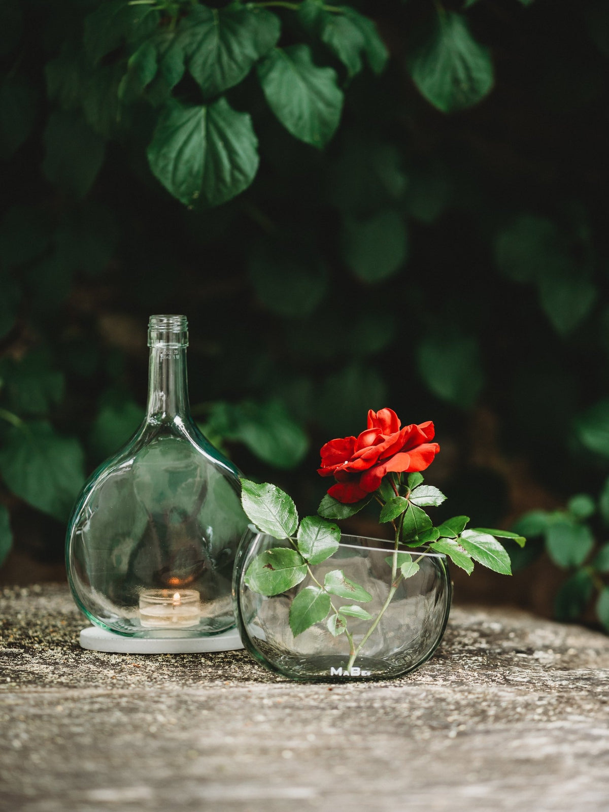 DESIGN – WINDLICHT & Vase - ein wunderbares Duo - ein klasse Geschenk - NUR BEI UNS
