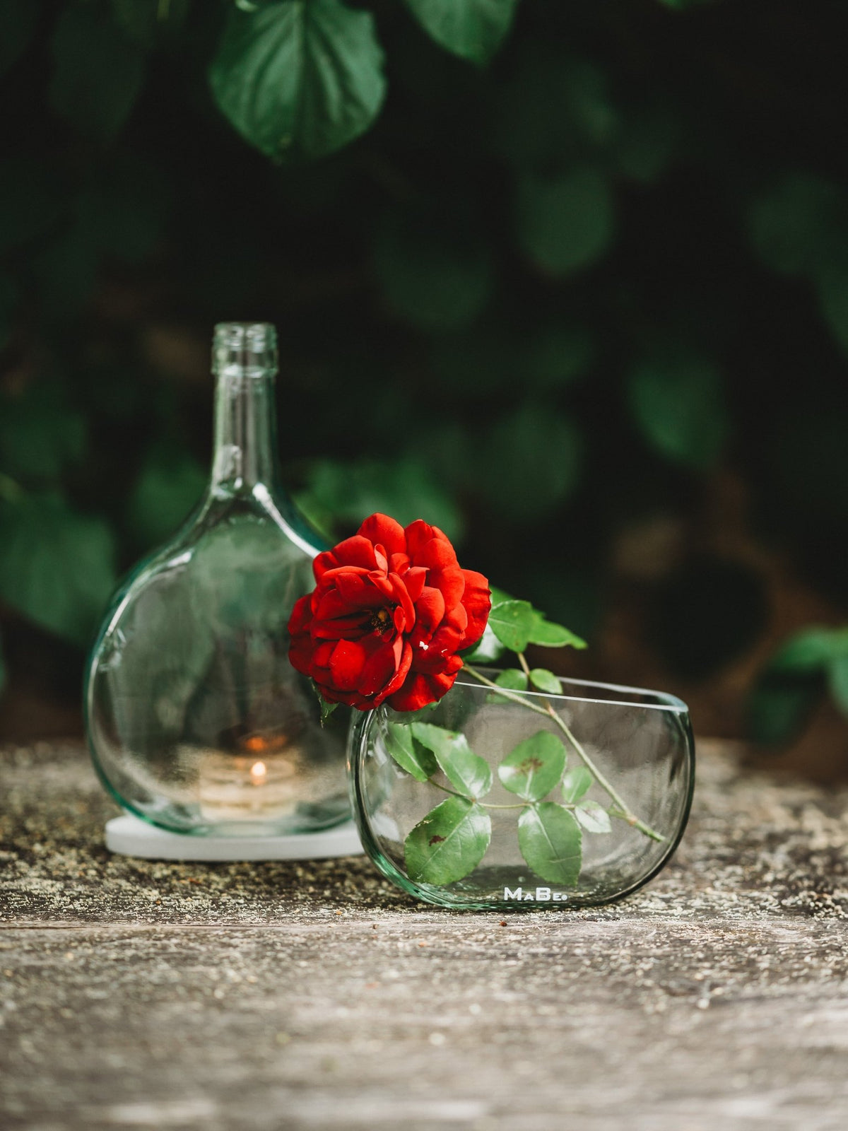 DESIGN – WINDLICHT & Vase - ein wunderbares Duo - ein klasse Geschenk - NUR BEI UNS
