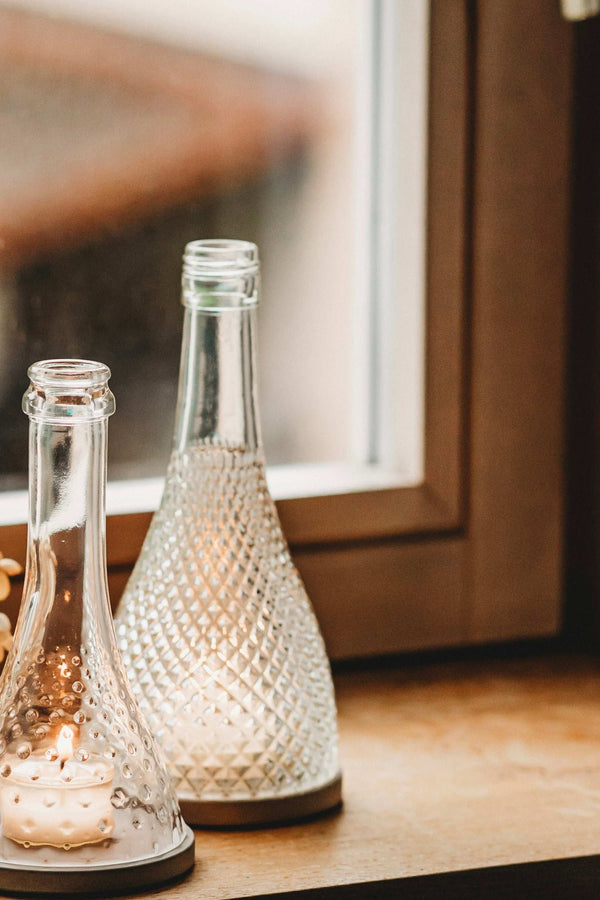 Prosecco Windlicht ✨glitzernd & funkelnd 🌟