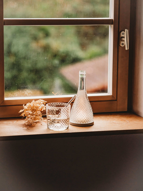 Glas mit Facettenschliff ✨ besonders & edel