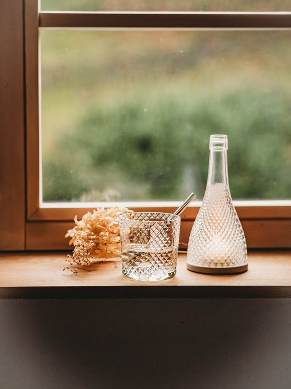 Glas mit Facettenschliff ✨ besonders & edel