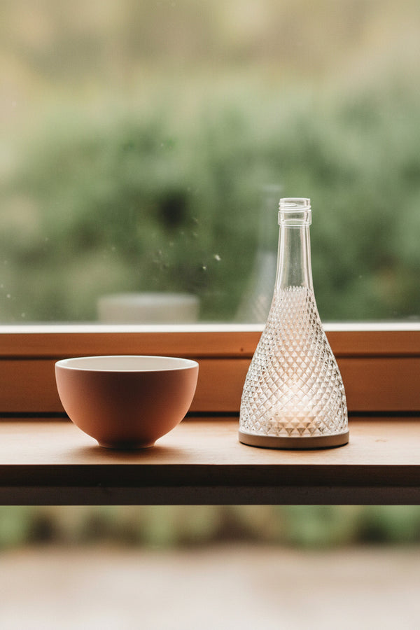 Prosecco Windlicht ✨glitzernd & funkelnd 🌟