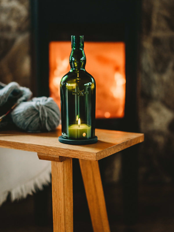 Whisky Windlicht - ehemals abgefüllt auf der 🏴󠁧󠁢󠁳󠁣󠁴󠁿 schottischen Insel Islay