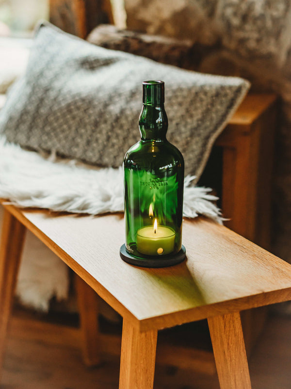 Whisky Windlicht - ehemals abgefüllt auf der 🏴󠁧󠁢󠁳󠁣󠁴󠁿 schottischen Insel Islay