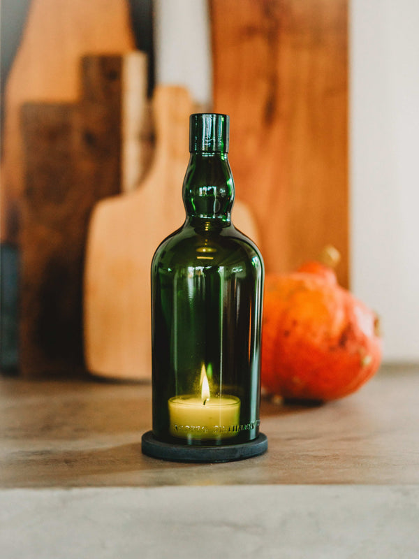 Whisky Windlicht - ehemals abgefüllt auf der 🏴󠁧󠁢󠁳󠁣󠁴󠁿 schottischen Insel Islay