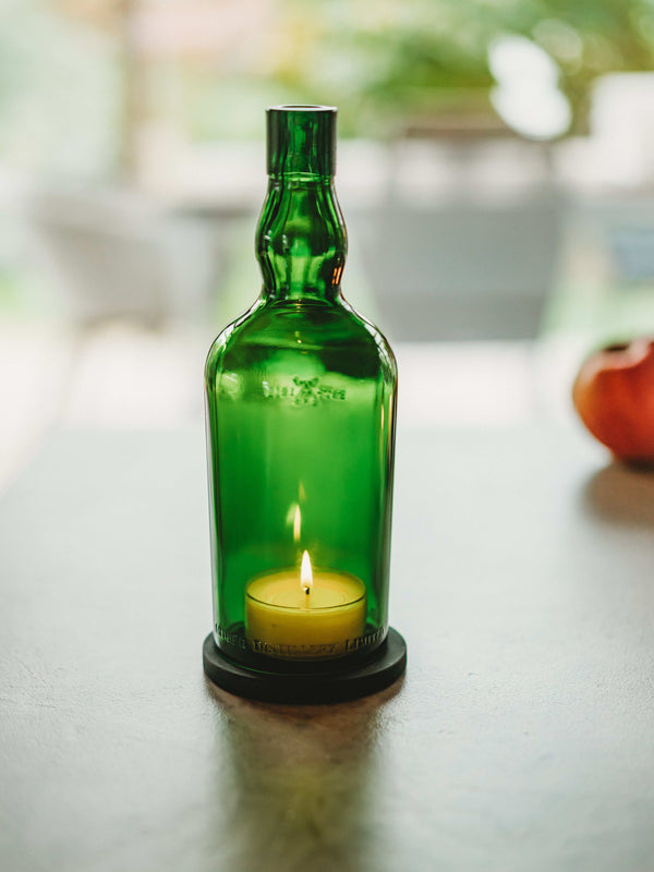 Whisky Windlicht - ehemals abgefüllt auf der 🏴󠁧󠁢󠁳󠁣󠁴󠁿 schottischen Insel Islay