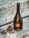 Prosecco Spumante Windlicht - witzig & edel in einem - gefertigt aus der Pizzolato Flasche