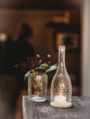 Prosecco Spumante Windlicht - witzig & edel in einem - gefertigt aus der Pizzolato Flasche