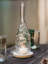 Windlicht aus der Provence - edel upgecycelt aus der Rose Wein Flasche