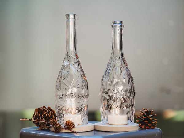 Windlicht schwer & mit toller Struktur - besonderes Geschenk