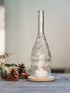 Windlicht aus der Provence - edel upgecycelt aus der Rose Wein Flasche