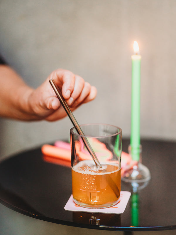 Becher oder Glas aus der grünen Ginflasche 💚  coole & nachhaltige Geschenkidee