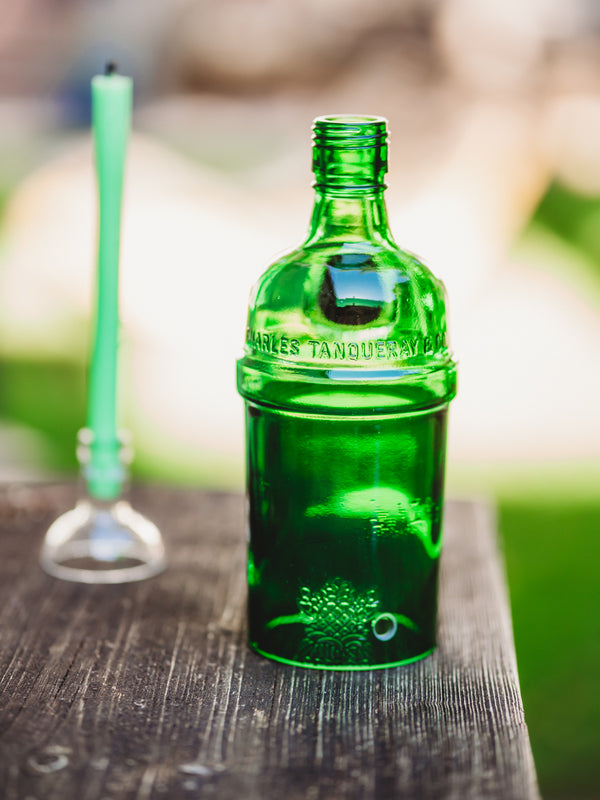 Gin Windlicht - for all Ginlovers - eco green