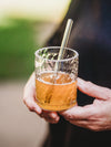 Glas aus der Weinflasche mit Struktur - einzigartig ✨wunderschön