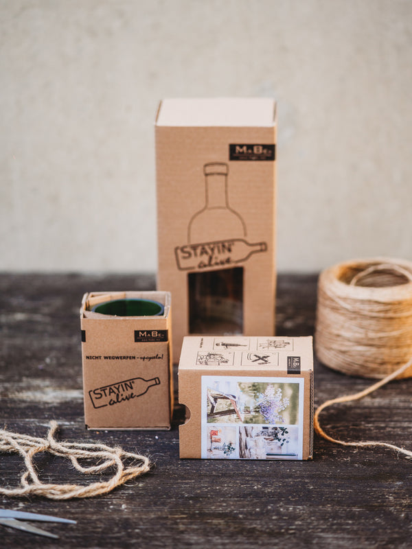Gin Windlicht - for all Ginlovers - eco green