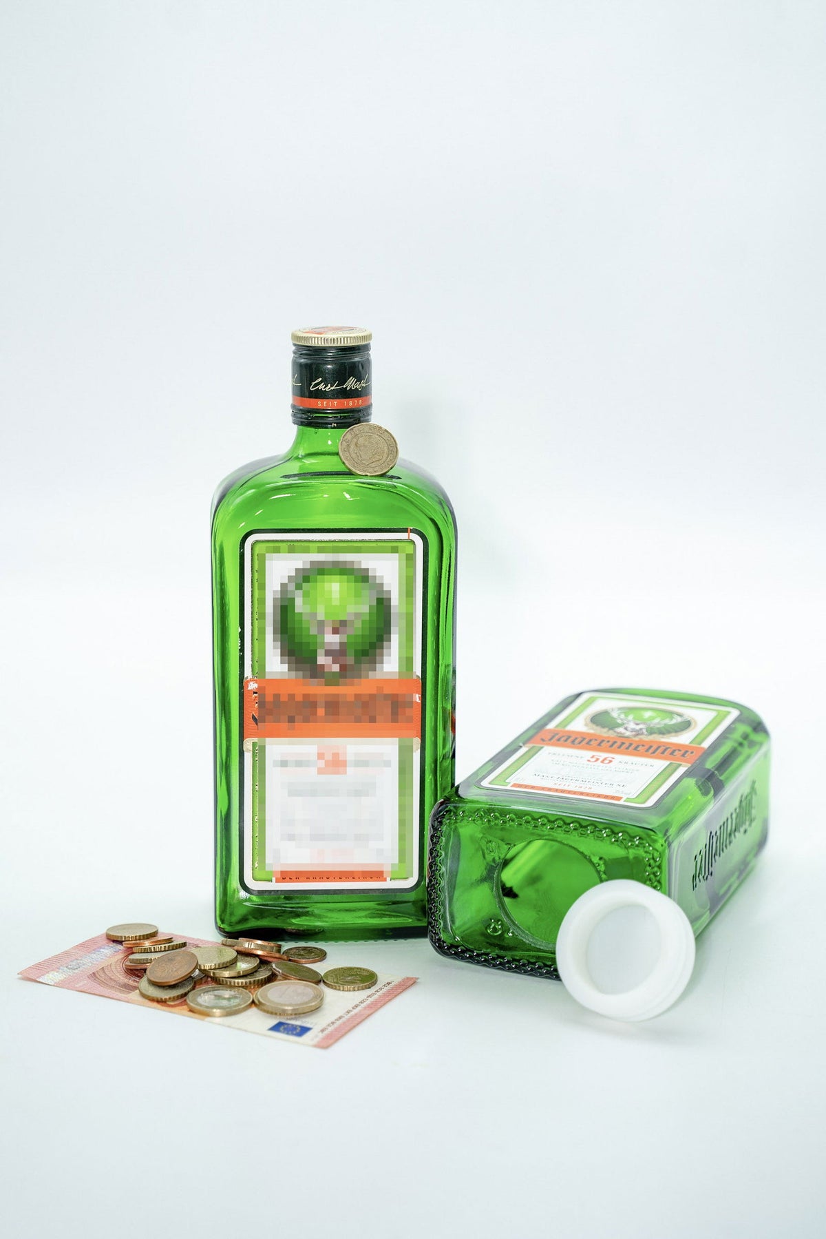 SparFlasche Kräuterlikör Jäger - zum Geburtstag - oder zum Sammeln - MaBe®