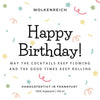 Happy Birthday 🎉 Duftkerze 🎊 von Wolkenreich aus Frankfurt am Main