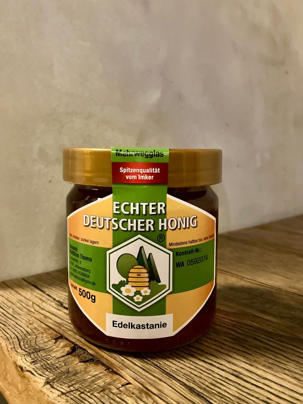Edelkastanien Honig 🌰aus wunderschöner Lage am Weinberg - Imkerei Matthias Thoma