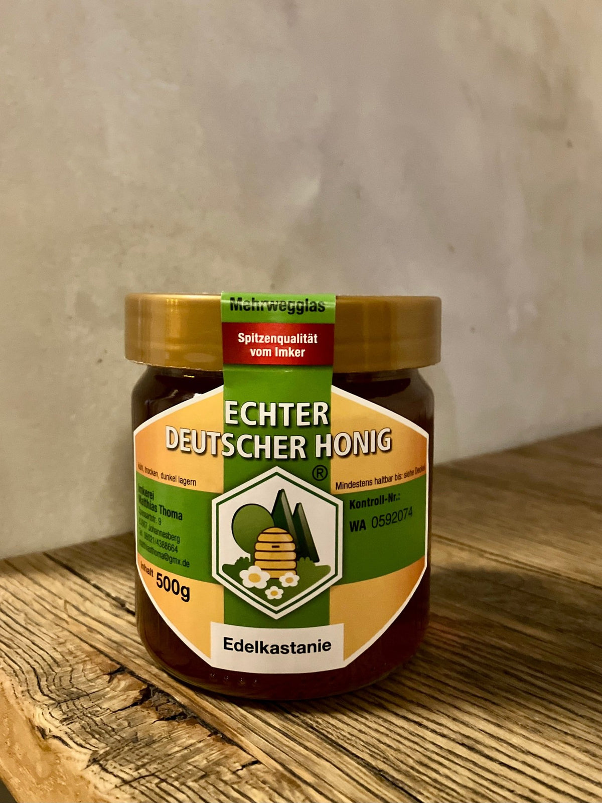 Edelkastanien Honig 🌰aus wunderschöner Lage am Weinberg - Imkerei Matthias Thoma