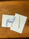 Esel - Tier  mit liebenswerten Charakter - Postkarte von Frohstoff