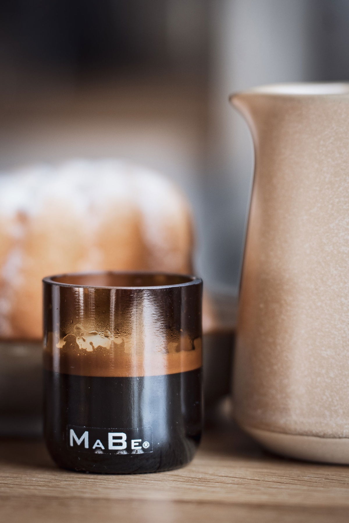 Espresso Glas in braun - witzige & nachhaltige Geschenkidee - MaBe®