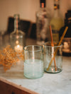 Fledermaus Glas 🦇 oder Vase ? Upcycling aus der Rum Flasche
