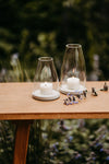 Windlicht Design - Oh.Ha in Kegelform 🔆 stilsicher & pur -  für den Garten oder den Tisch