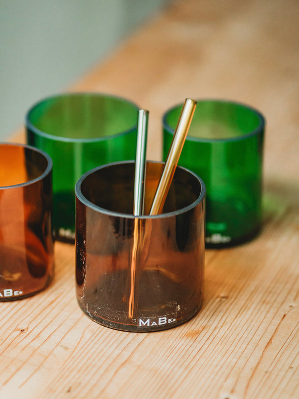 Trinkglas mit Vorgeschichte - alle Gläser haben Gebrauchspuren & sind einzigartige Unikate