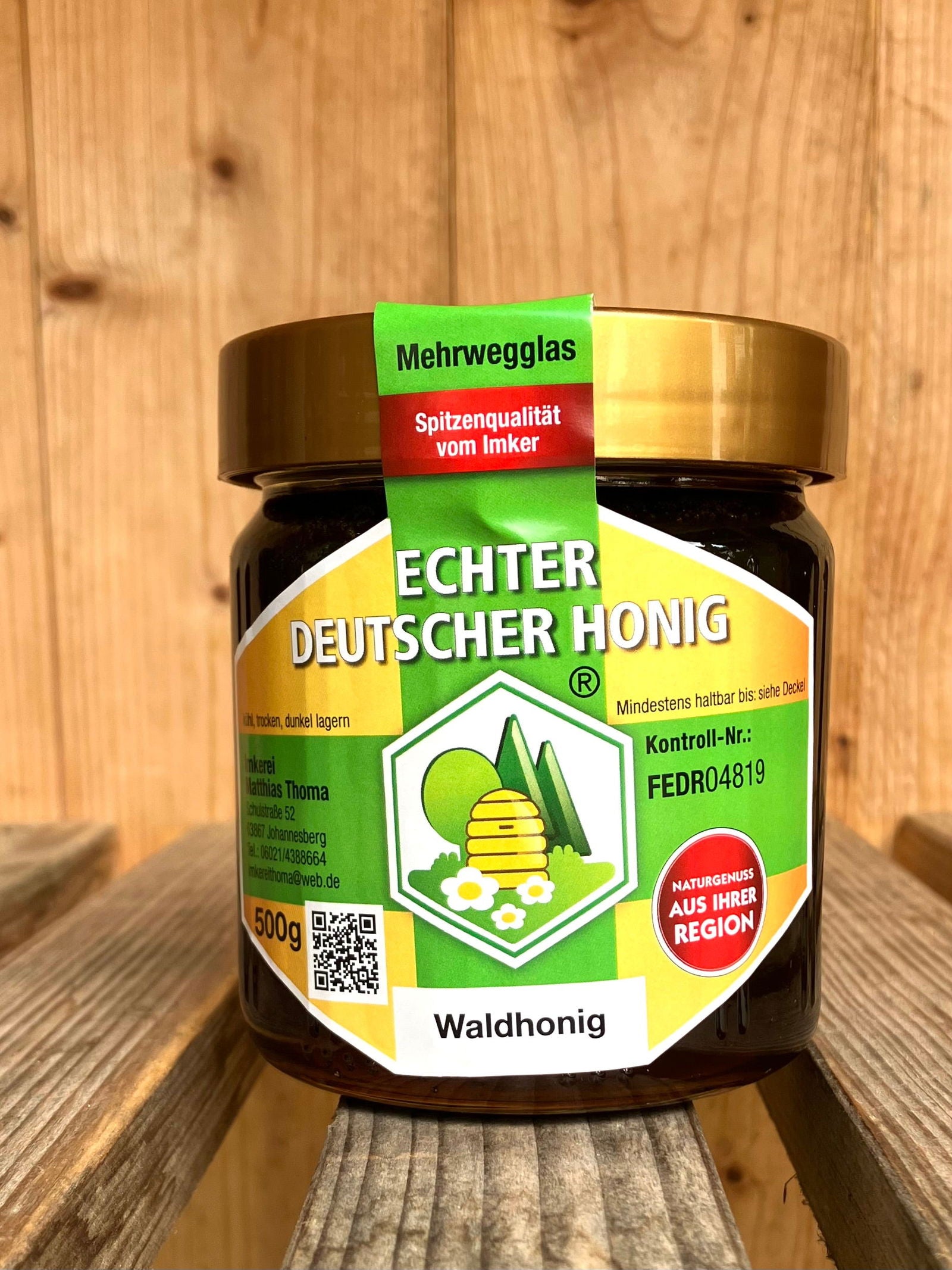 Flüssiger Waldhonig - ganz besonders ! aus Johannesberg - Imkerei Matthias Thoma - MaBe®