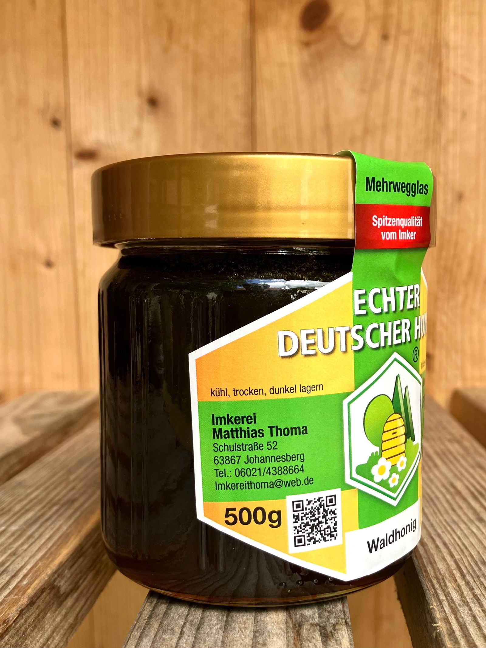 Flüssiger Waldhonig - ganz besonders ! aus Johannesberg - Imkerei Matthias Thoma - MaBe®