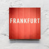 Frankfurt -Skyline vom Main aus -  Fotoquadrat von KILA (Kopie) - MaBe®