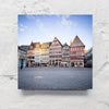 Frankfurt -Skyline vom Main aus -  Fotoquadrat von KILA (Kopie) - MaBe®