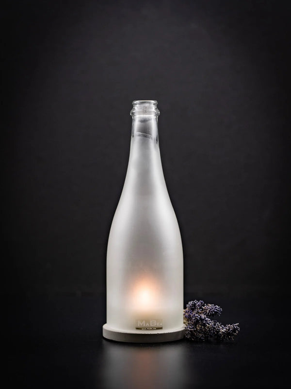 Windlicht Sekt - witziges Geschenk für jeden Mädelsabend - Cheers to life