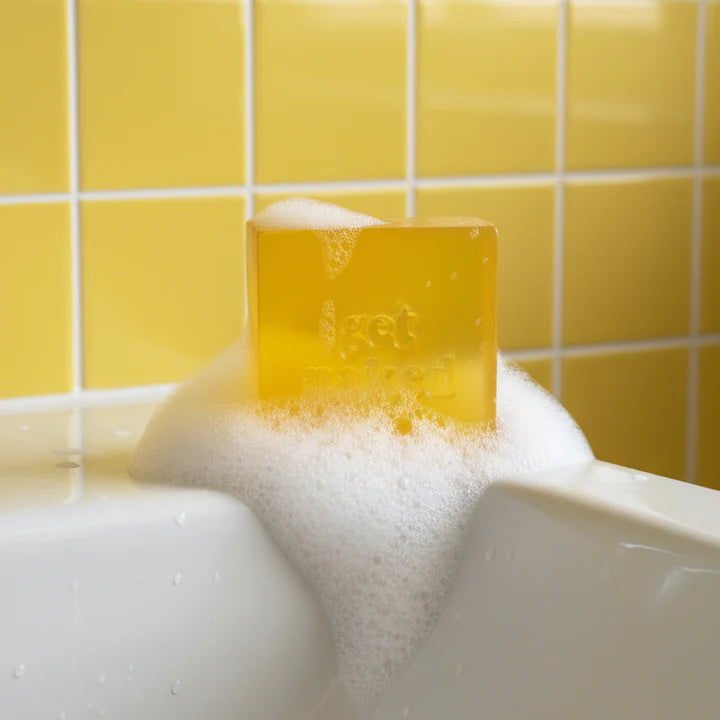 Get naked 🍋 der Frische Kick 💛 Design Glycerinseife  - dearsoap