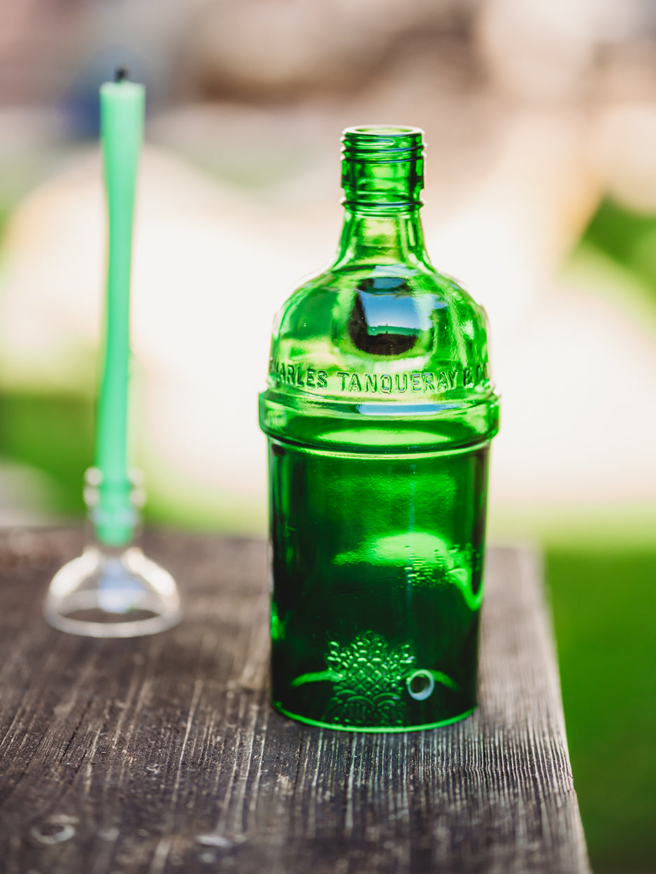 Gin Windlicht - for all Ginlovers - eco green