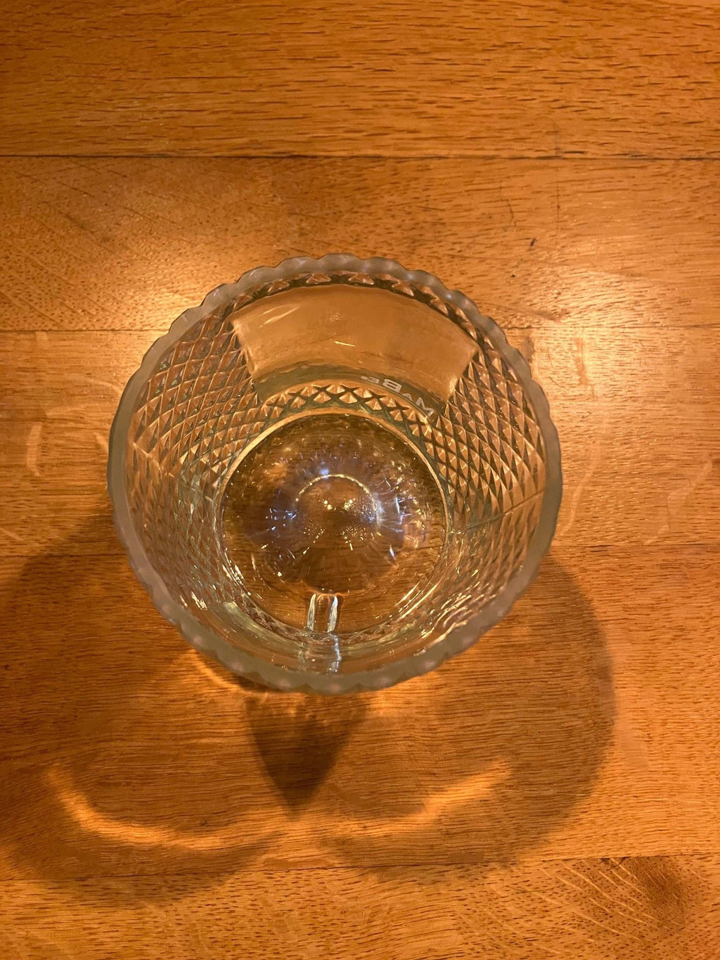 Glas mit Facettenschliff ✨ besonders & edel