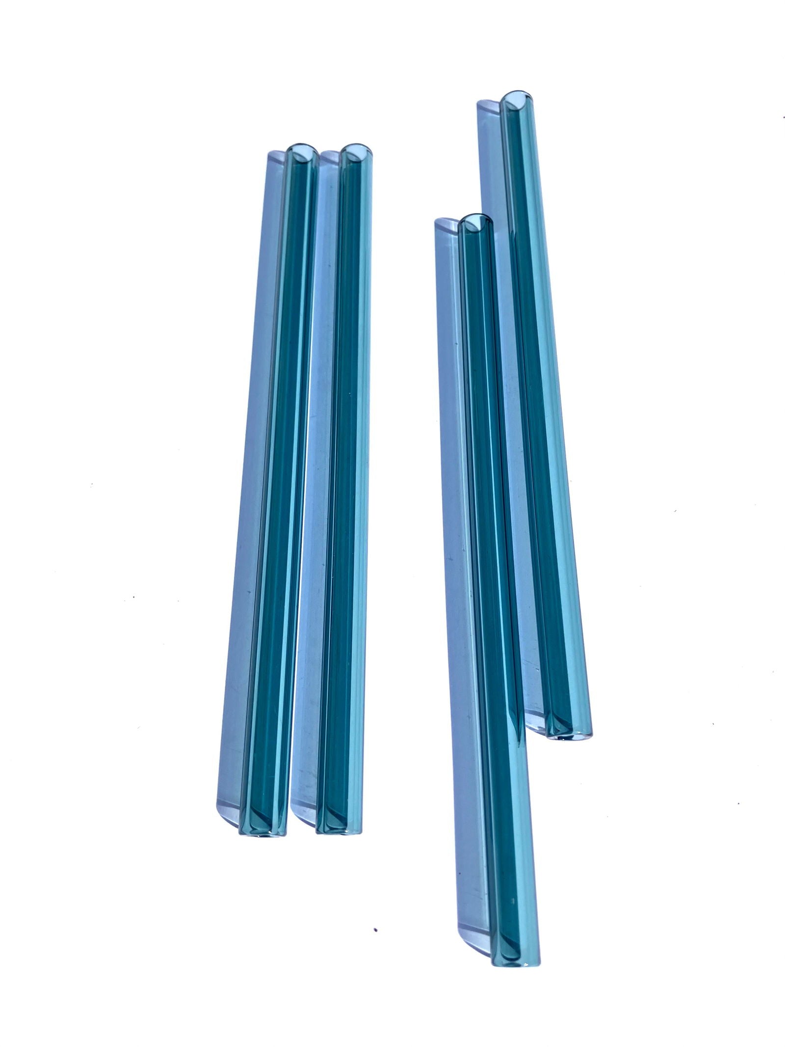 Glastrinkhalm petrol - 15cm - made in Germany - von Contento - MaBe®