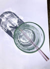 Glastrinkhalm zartrosa - 15cm - made in Germany - von Contento - MaBe®