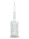 Hänge Windlicht 1,5 l Bordeaux Flasche in transparent - MaBe®