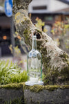 Hänge Windlicht 1,5 l Bordeaux Flasche in transparent - MaBe®