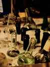 Hänge Windlicht 1,5 l Bordeaux Flasche in transparent - MaBe®