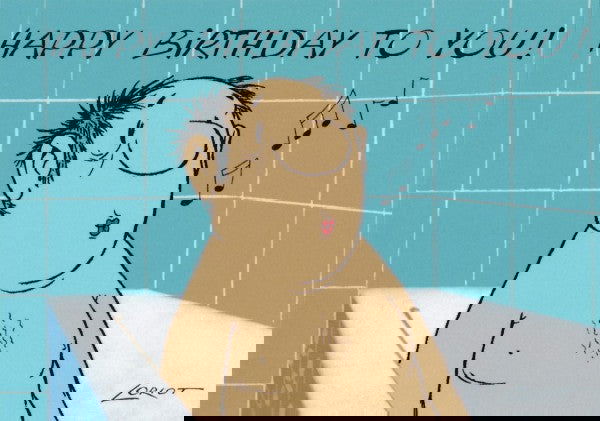 Happy Birthday to you - Postkarte von Loriot - MaBe®