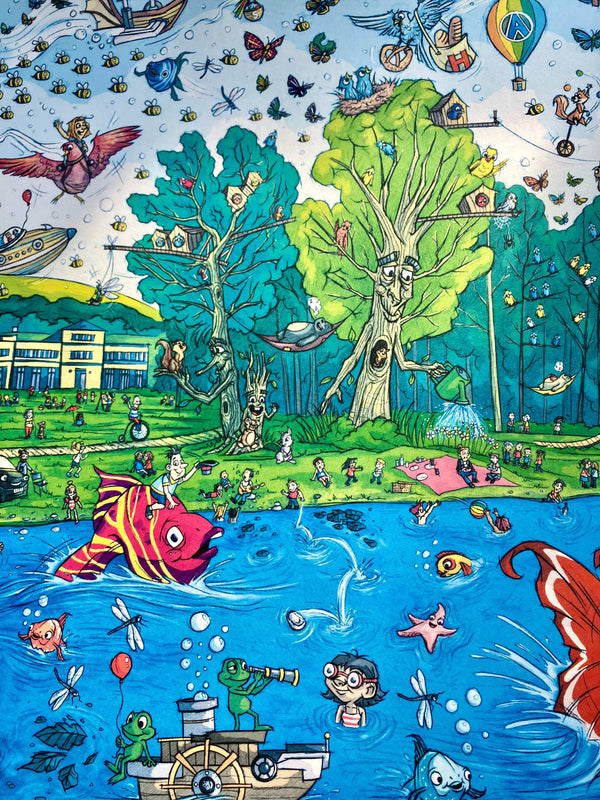 Aschaffenbuch Wimmelbuch ✨ von Aschaffenburgern für Aschaffenburger