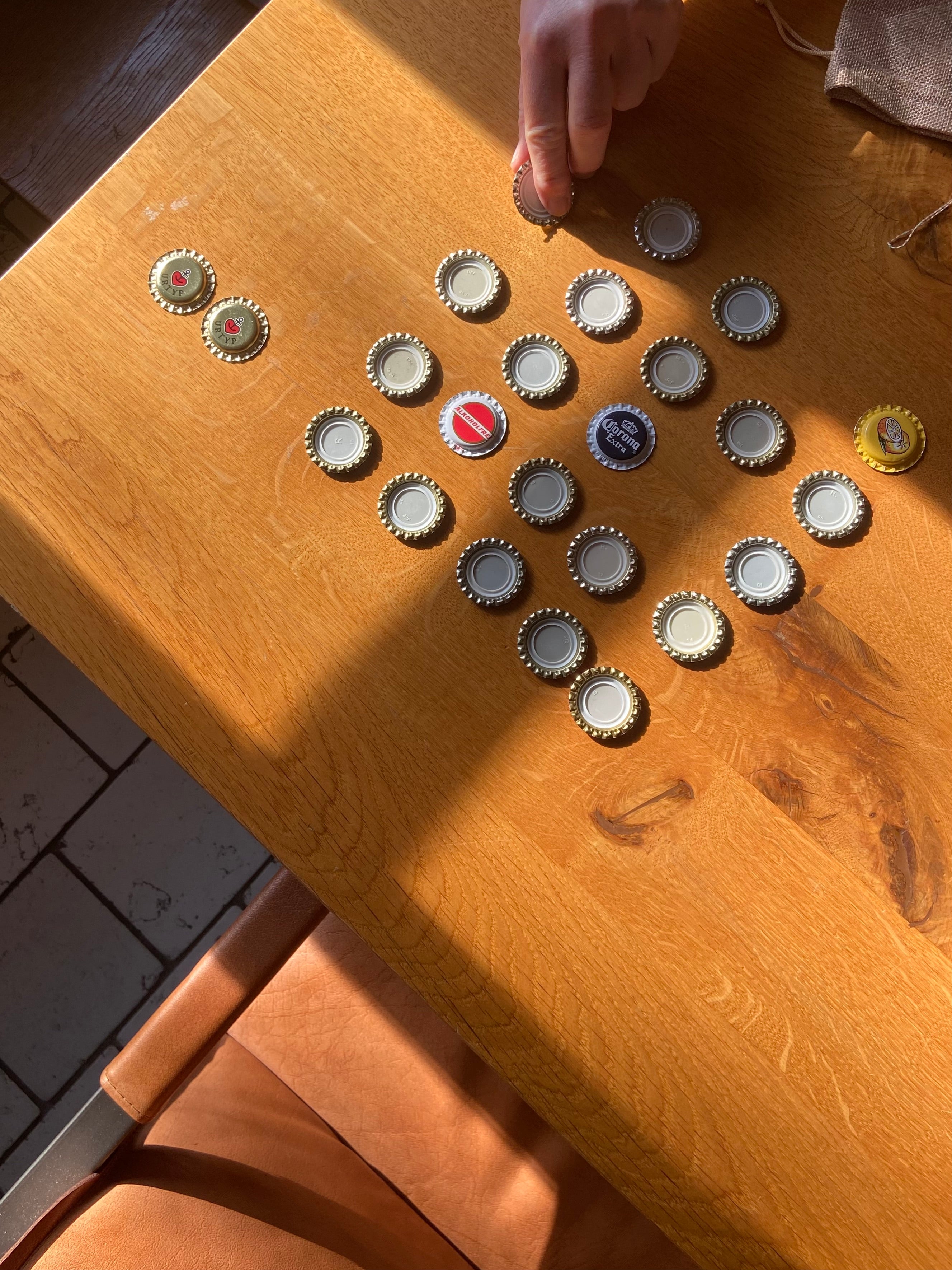 Kronkorken - 😀 Gedächtnis Spiel - witziges Mitbringsel - für sie und ihn