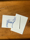 Esel - Tier  mit liebenswerten Charakter - Postkarte von Frohstoff