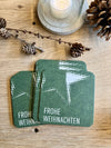 Bunte 🩷💚💙 witzige Weihnachts- 🌲 X-Mas  Untersetzer