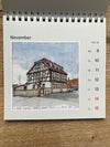 Wochenkalender von Bettina Klinkig - Aschaffenburger Skizzen 2026 - Urban Sketching