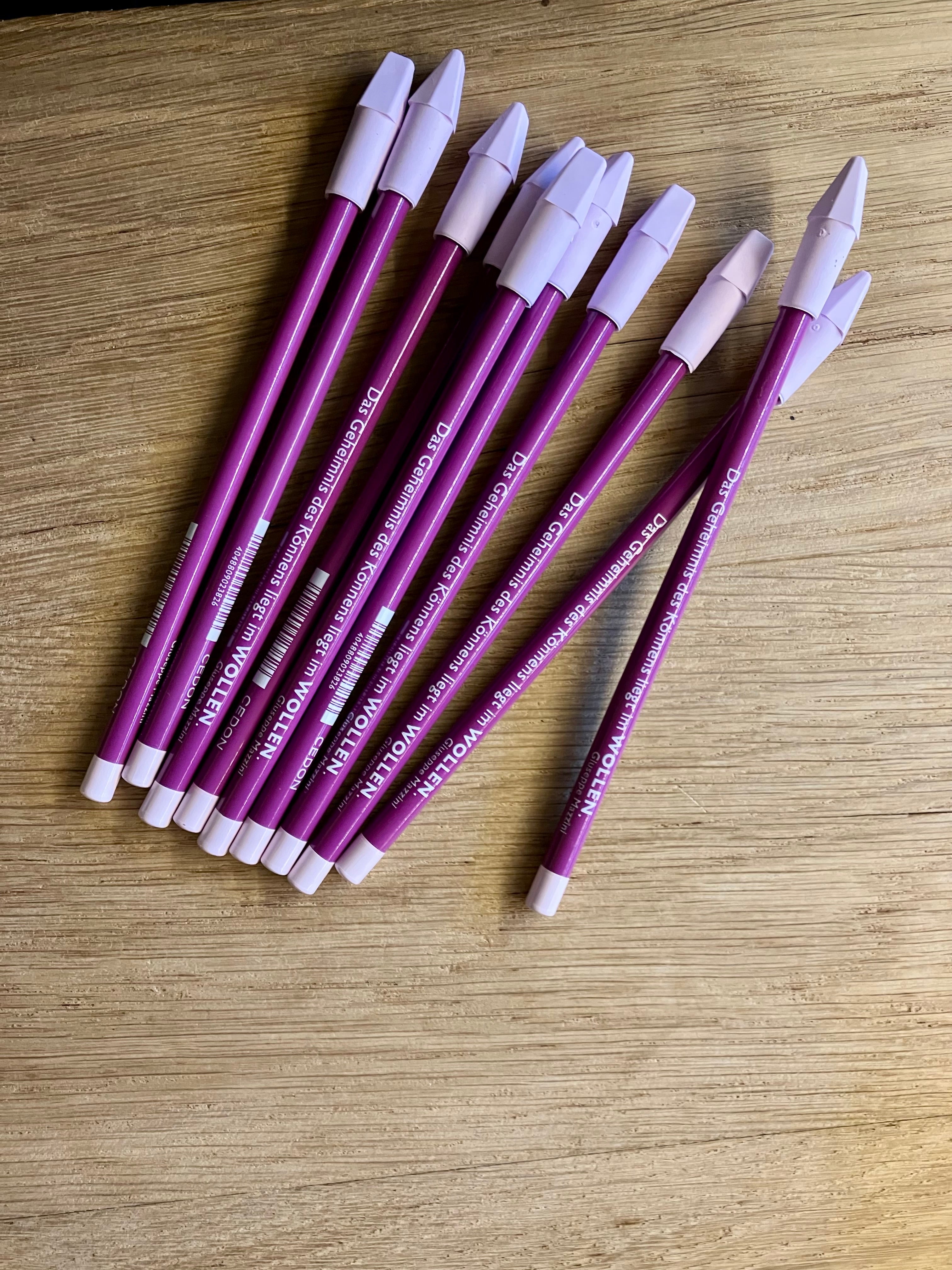 Bleistift mit Zitat von Giuseppe Mazzini - 