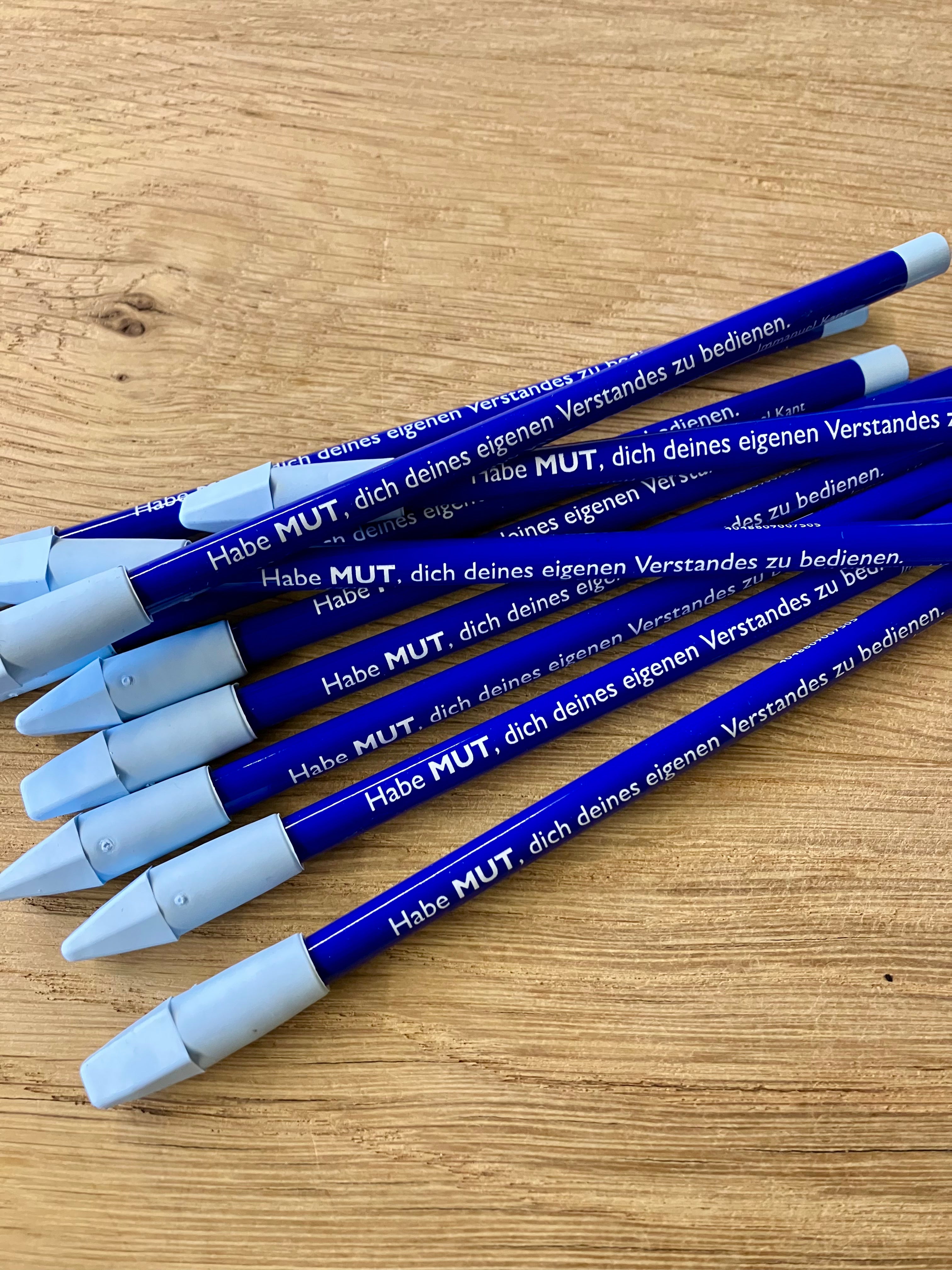 Bleistift mit Zitat von Immanuel Kant - 