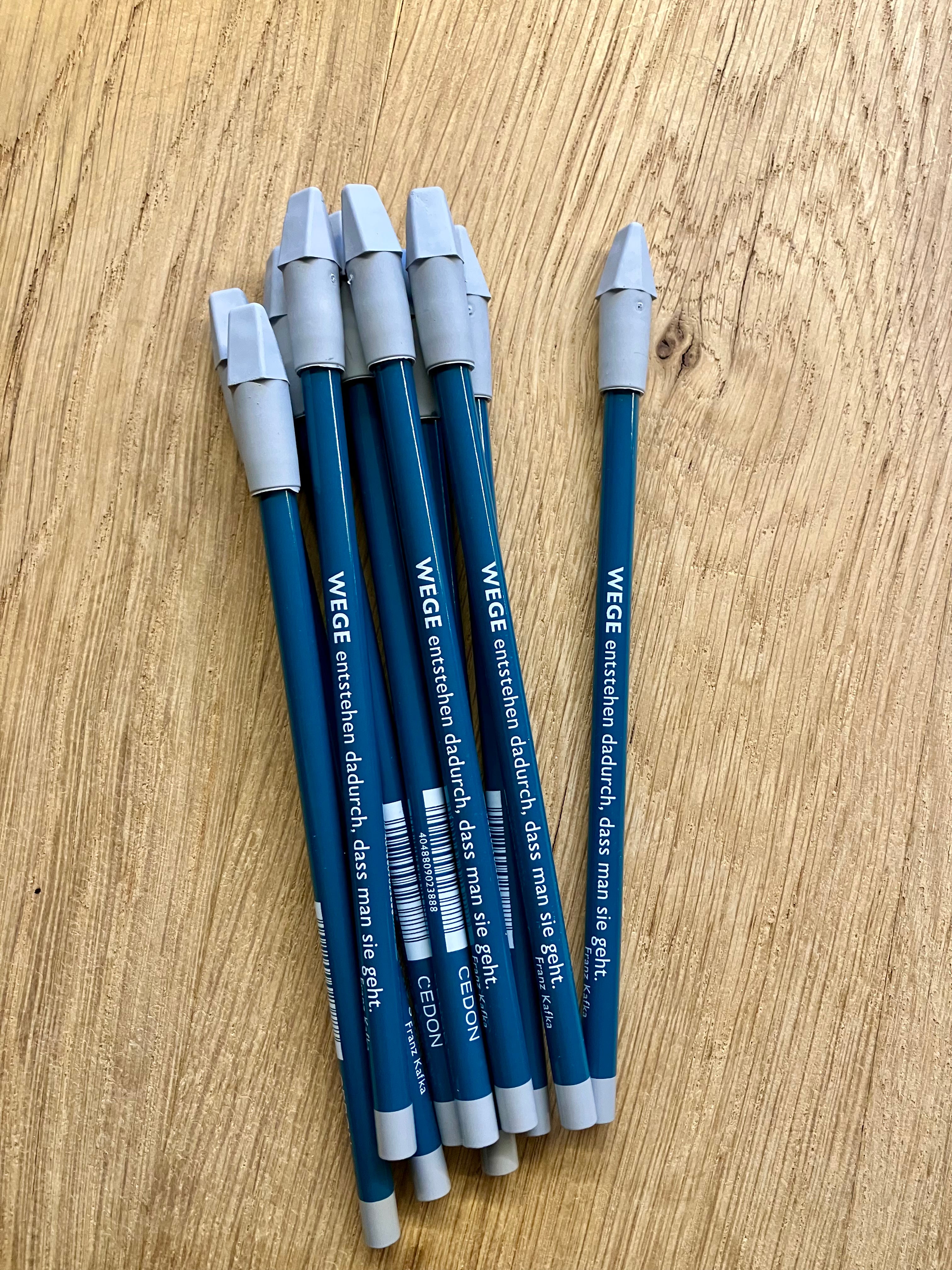 Bleistift mit Zitat von Franz Kafka - 